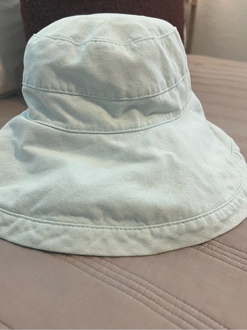 Scala Light Blue Mint Bucket Hat SPF Outdoor Sun Hat Boat Garden